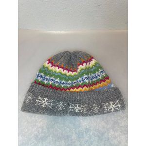 Eddie Bauer Gray Wool Rabbit Hair Blend Beanie